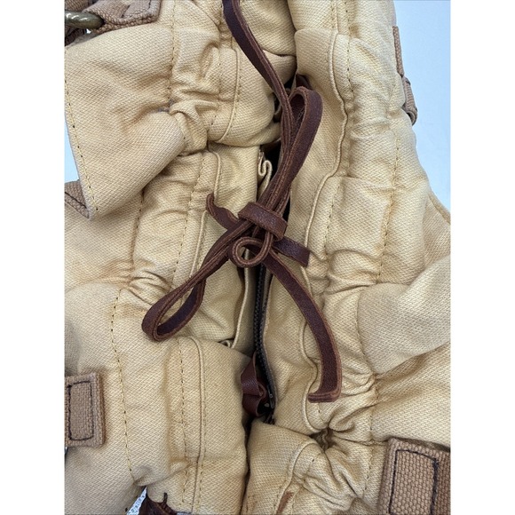 VTG Y2K Lucky Brand Vintage Embroidered Flower Boho Bucket Tote Bag Purse - Picture 11 of 13